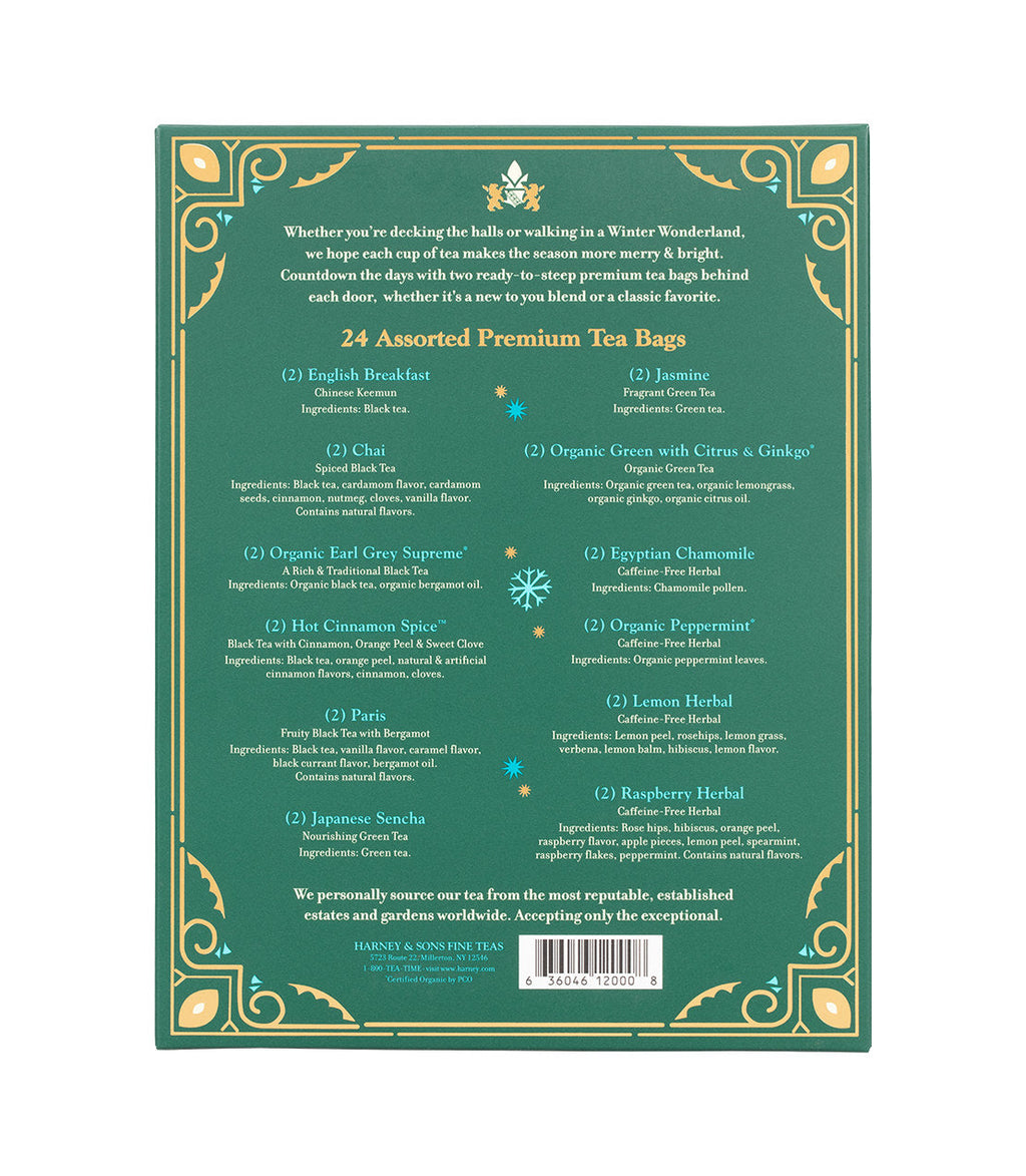 12 Days of Tea Winter Countdown